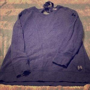 Victoria Secret tie back open sweatshirt. Sz Med